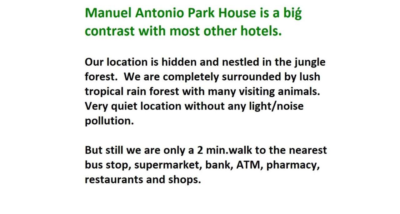 Manuel Antonio Park House - Adults Only酒店 外观 照片